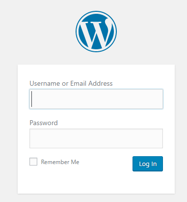 WP login