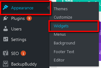 edit widget